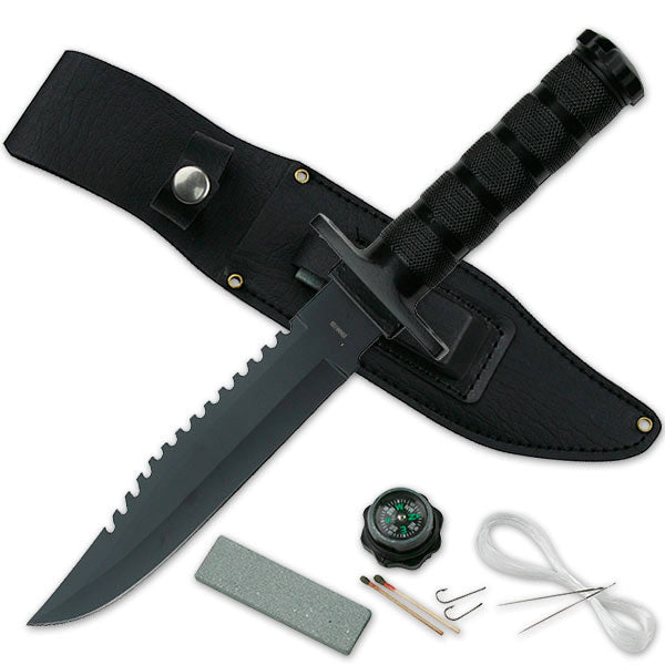 Couteau de survie 086 noir